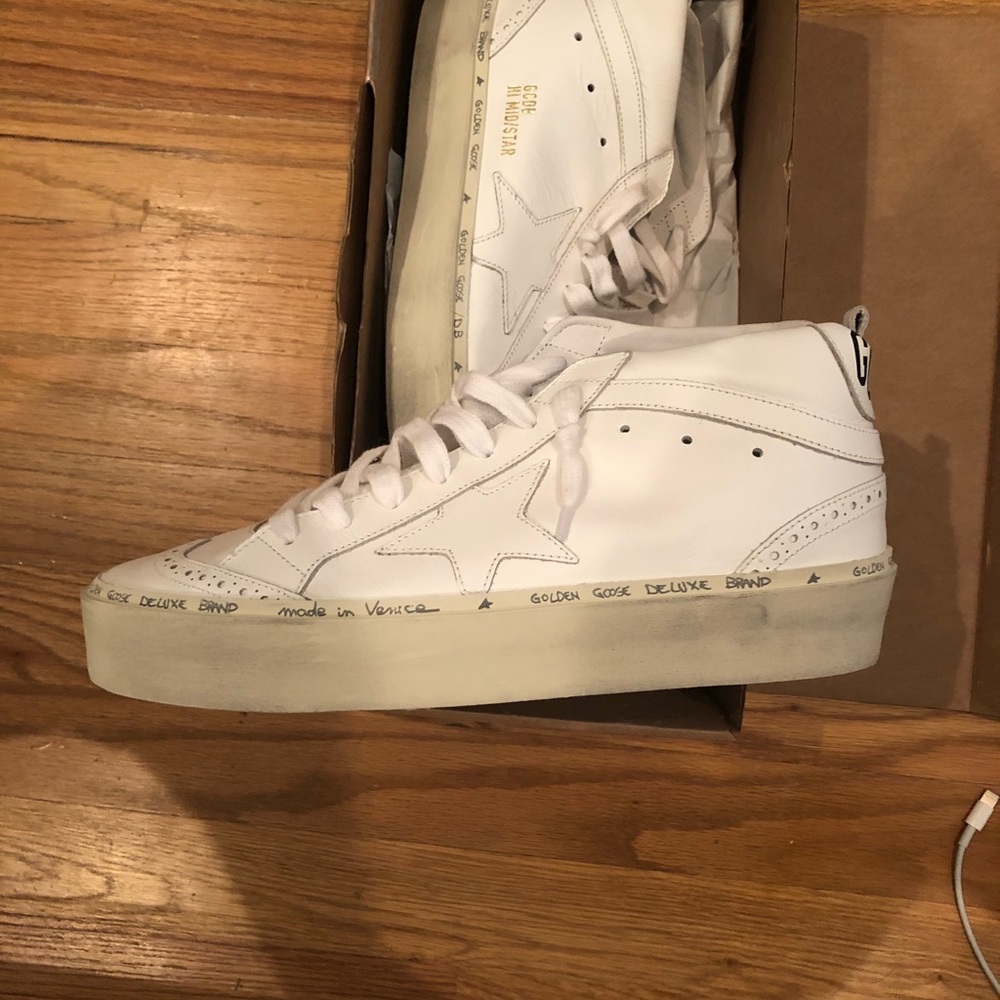NEW Golden Goose Hi Mid-Star sneakers